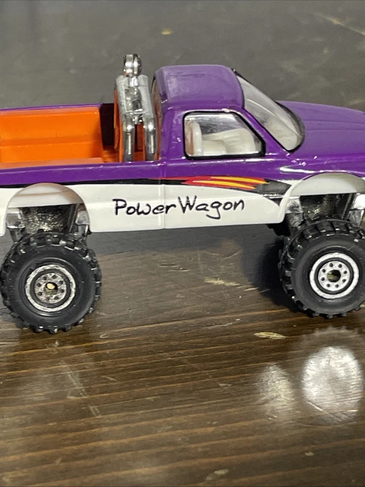 Realltoy Power Wagon Dodge Mopar Cummings Deisel 1/64 Truck Purple/White - Image 3 of 4