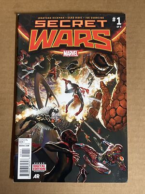 SECRET WARS #1 FIRST PRINT MARVEL COMICS (2015) SPIDER-MAN