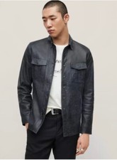 1698 John Varvatos Collection Tinian Slim Fit Snap Zip Front Jacket EU54 US44.