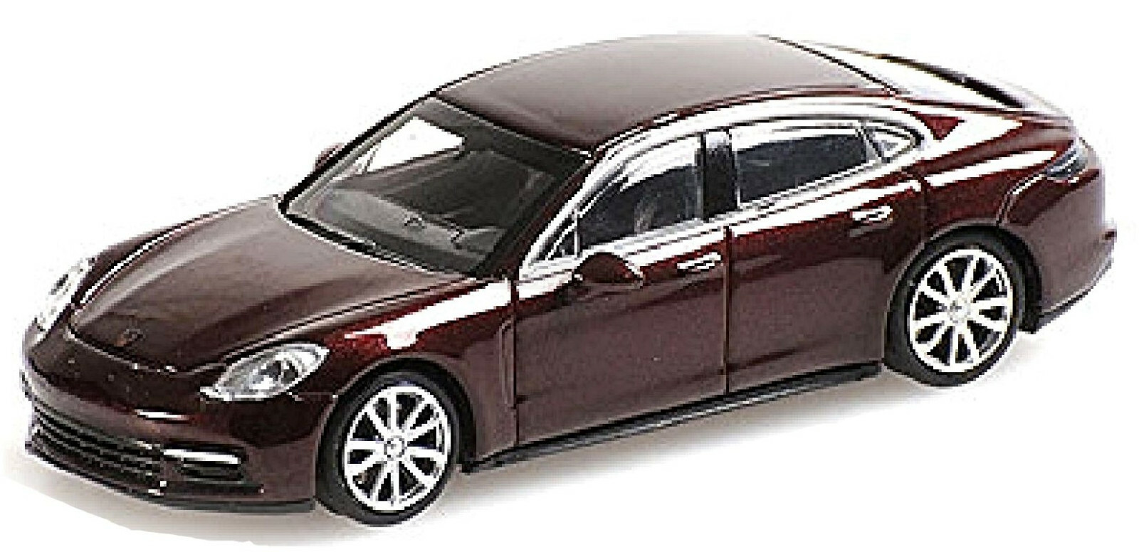 Porsche Panamera 4S 2015 Dark-Red Metallic 1:87 by Minichamps