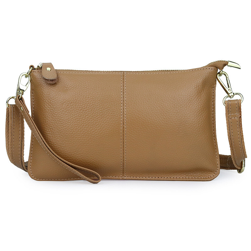 Women's Leather Clutch Wallet Wristlet Envelop Crossbody Purse Card Shoulder Bag