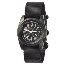 Bertucci A-2S Ballista Men Black Nylon Band Matte Black Dial Quartz Watch 11086