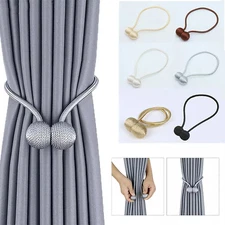 2PCS Magnetic Curtain Tiebacks - Stylish Holdbacks and Accessories for Curtains