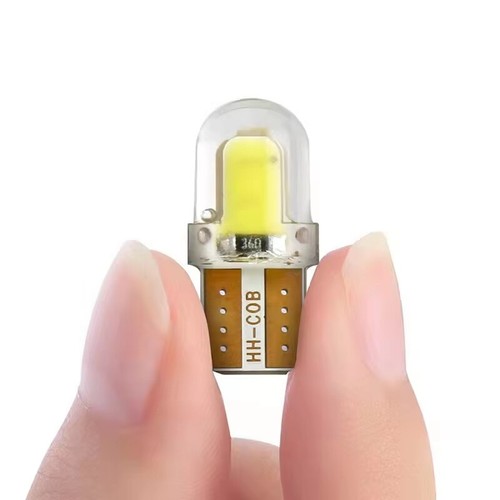 10X T10 Led Light Bulb 1w License Lamp Silicone Car Cob Lighting 12v 360°-beam - Picture 6 of 14