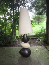 LOUIS DRIMMER GRANDE LAMPE DE SALON EN CERAMIQUE 60/70s VINTAGE