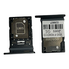 Genuine OEM Samsung Galaxy A54 5G SM-A546U Micro SD Sim Card Tray Black