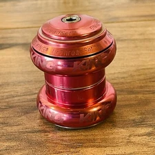 Chris King 1 1/8 Threadless Headset PINK Sotto Voce Clean Low Mileage