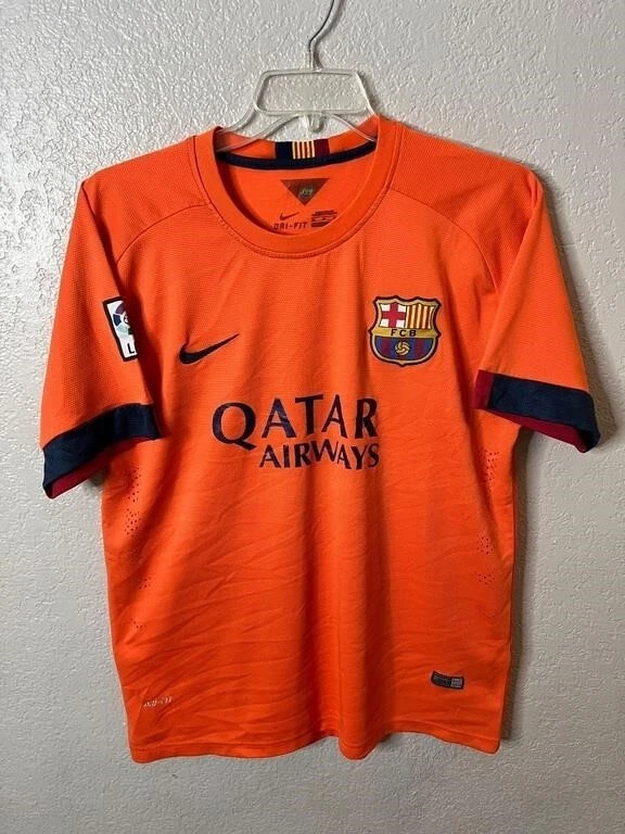 Orange Nike FC Qatar Airways Soccer Jersey eBay