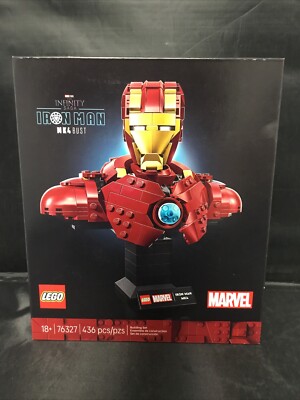 LEGO MARVEL The Infinity Saga IRON MAN MK4 BUST Building Set