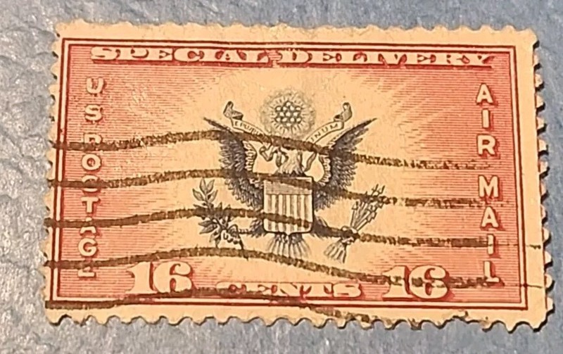 U.S. Postage Stamp Air Mail Special Delivery Scott# CE2