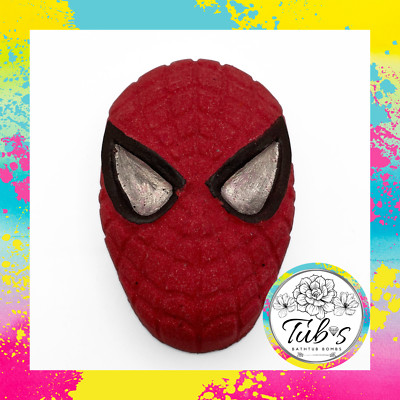 Rote Superheld Badebombe - Held Marvel Spider Man Geschenk Kindergeburtstag Fizz