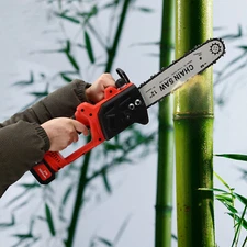 12 Inch Electric Chainsaw Portable Handheld Cordless Chainsaw w/ Battery&Charger