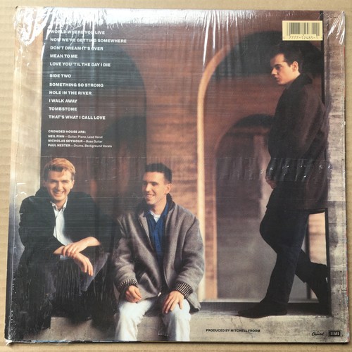Signed CROWDED HOUSE Self Titled VINYL Record LP Autographed Auto Neil Finn Nick - Picture 15 of 15