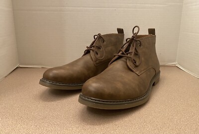 Men IZOD CAMPO Brown Lace-Up Oxford Boot Chukka Shoes Size  display picture 3