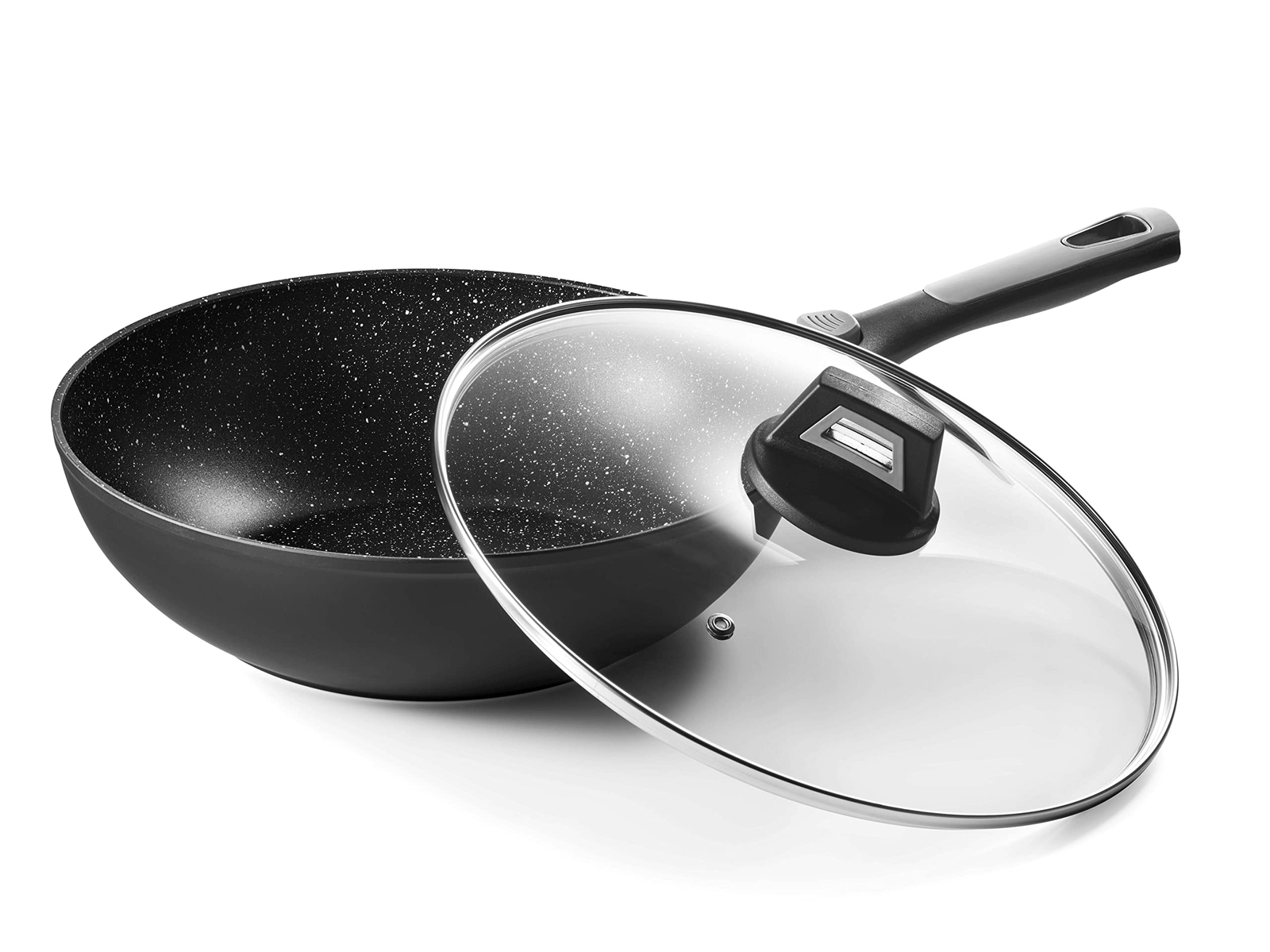 Pradel Excellence, P0002416/54885Mn, Pierra Wok 28 Cm Interno Pietra (O4F)