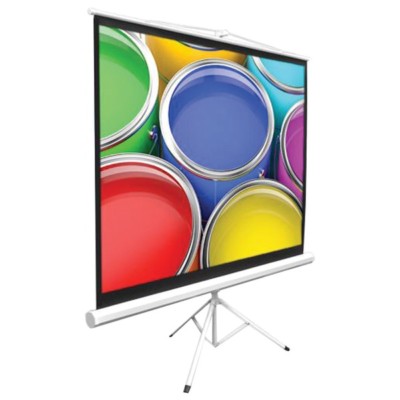 Pyle 40'' Video Projector Screen, Easy Fold-Out & Roll-Up Projection, Tripod