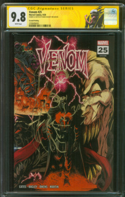 Venom 25 CGC 9.8 SS Bagley Sketch Remark 2nd Print Unknown Variant