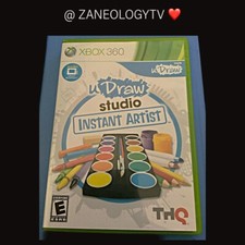 Xbox 360 U Draw Studio Instant Artist New Sealed GAME ONLY, Needs Tablet To Play