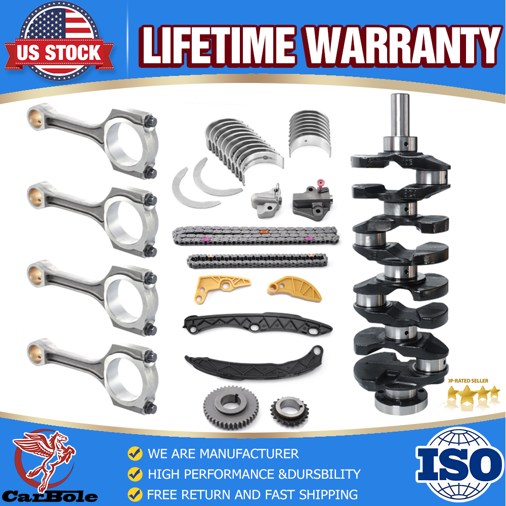 Hyundai Kia 2.4L G4KJ Crankshaft Timing Chain Main Bearings Kit