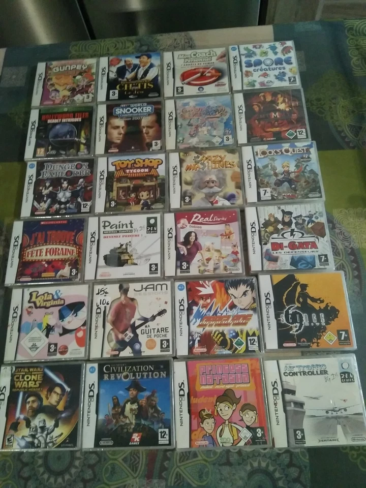 Gros Lot 24 jeux DS Nintendo Neuf sous Blister , idéal pour cadeau de Noël -NEUF - Photo 1/4