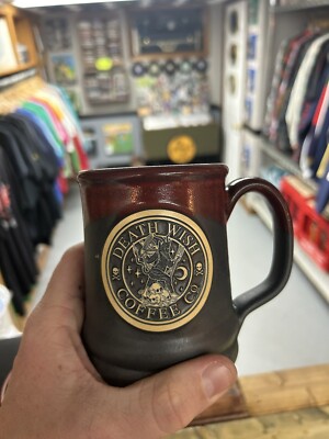 Death Wish Coffee 2019 Winter Mug - KRAMPUS 1635/3666 - Deneen Pottery |  eBay
