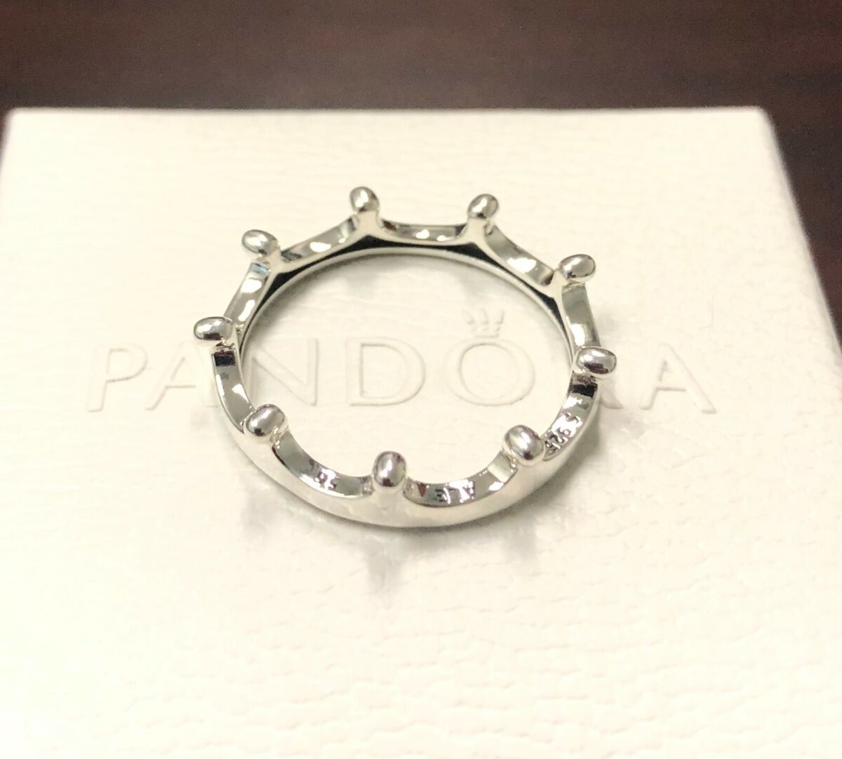 PANDORA Ring, Polished Crown - Size 50 - American Jewelry