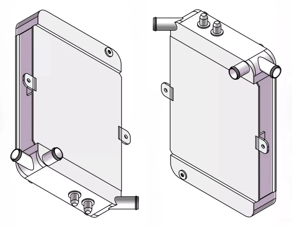 Radiadores auxiliares para Audi RS4 B7 8EC/8ED Quattro 4,2 L 2005-2008 8E0121212H Foto 3 de 4