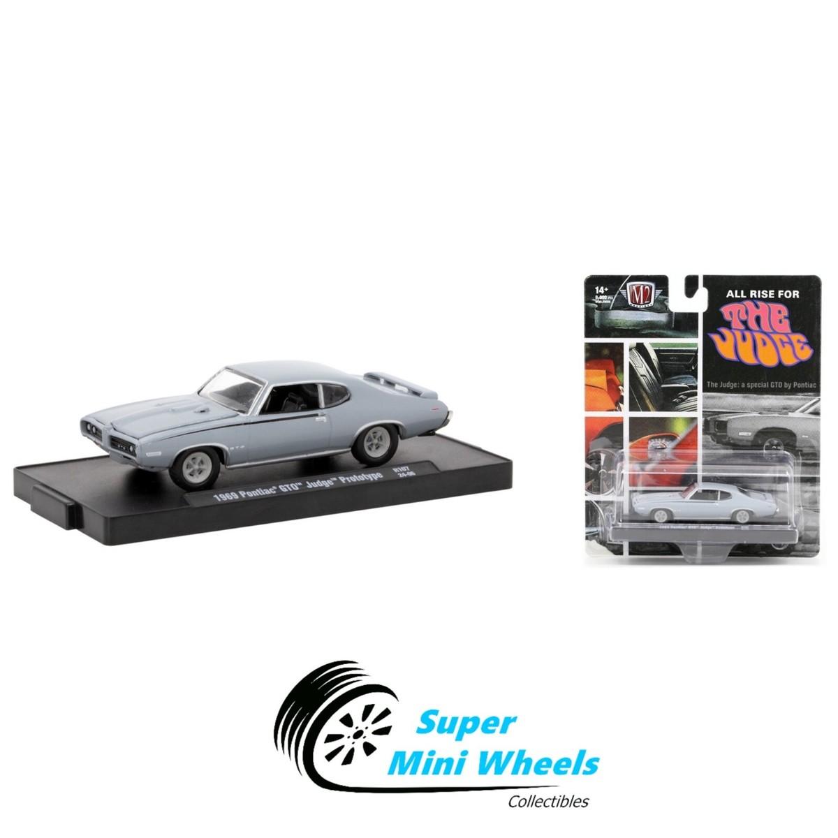 M2 Machines 1:64 - 1969 Pontiac GTO Judge Prototype - R107 24-06