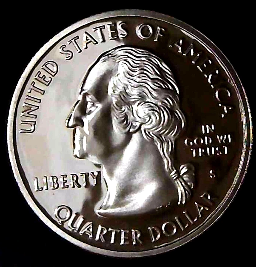 2001-S 25C State Quarter Rhode Island GDC Proof CN CLAD 22rr1013-2 - Image 2 of 2