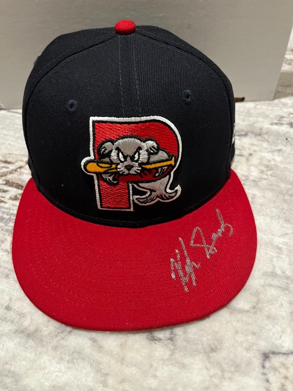 Kyle Sasala Portland Sea Dogs 2024 Game Used Road Hat 7 1/8