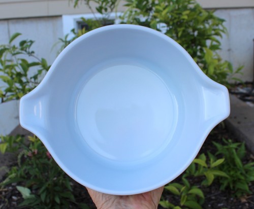 Cazuela y tapa Pyrex Terra negro marrón círculos # 474 1-1/2 cuartos de galón 24-C MCM - Imagen 4 de 10