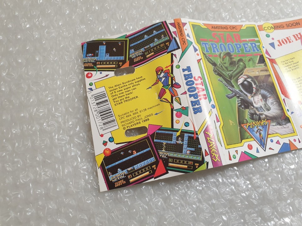 Popeye - Crystal Vitrine Box euro - Amstrad CPC 464 664 6128 - Bulldog