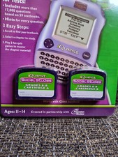 Quantum Leap Leap Frog IQuest Social Studies 2 Cartridge Package Grades 6-8 NEW