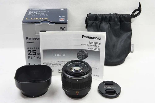 [Mint] Panasonic LEICA DG SUMMILUX 25mm F1.4 ASPH. H-X025 Micro 4/3 #250516m