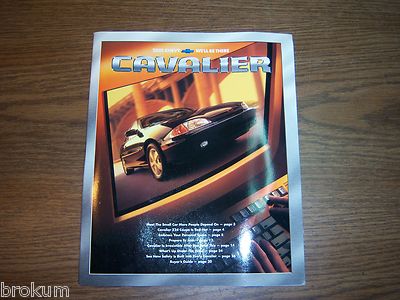 MINT 2001 CHEVROLET CAVALIER SALES BROCHURE CATALOG MANUAL   #963