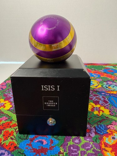 Sharper Image ISIS I Puzzle Orb Purple Gold w/ Box Case Instructions EUC