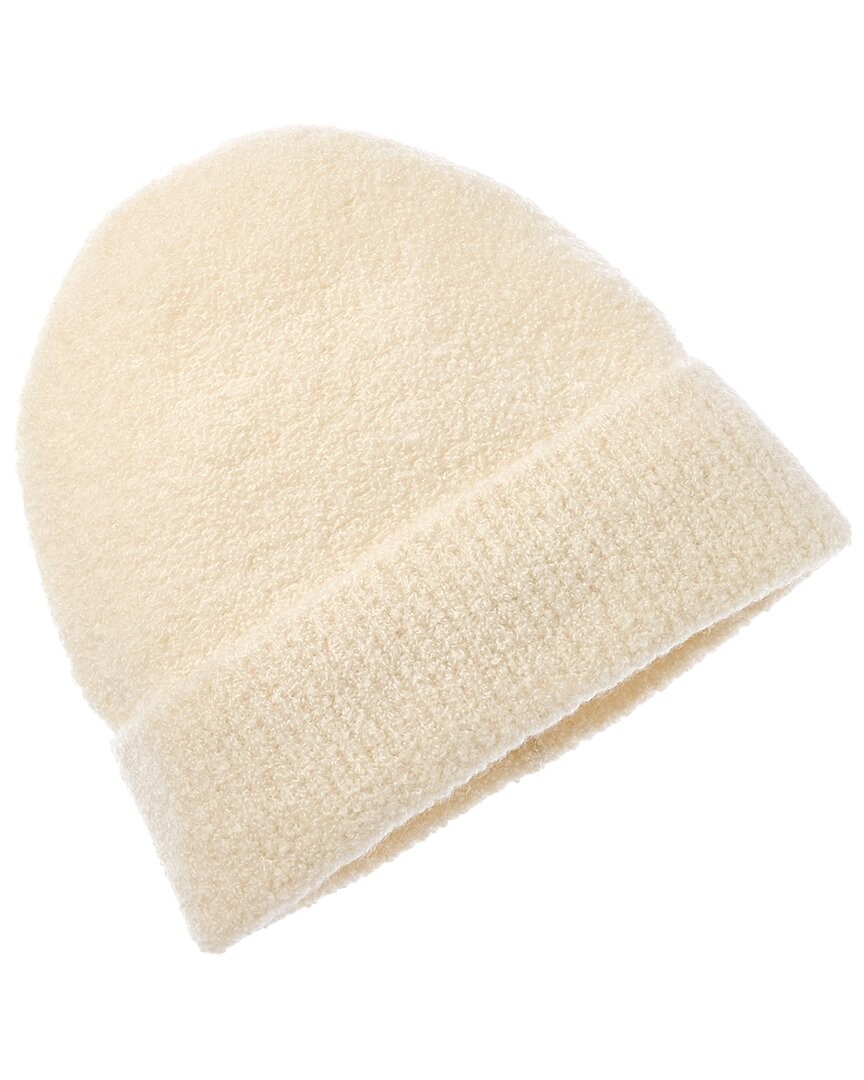 Amicale Cashmere Boucle Cashmere-Blend Hat Womens White 8190₽