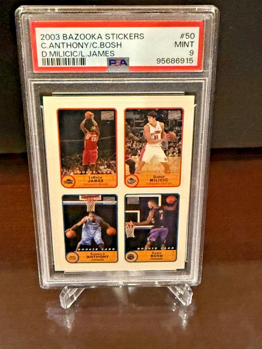 NBAカード レブロンジェームズ 2003トップス ルーキー PSA9 Topps