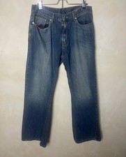 Vtg 90s GUESS Jeans Mens Fits 34x31  Tagged 36x34 Relaxed Straight Blue Denim