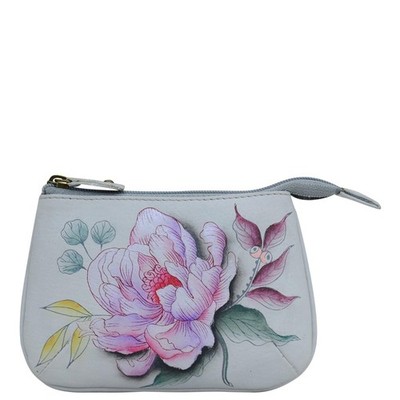 Anuschka SALE #1107-BLF  ''Bel Fiori'' Medium Zip Pouch'' 5'' x 3.25'' NWT