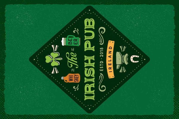 Blechschild 18X12 Cm Ireland Irish Pub Whiskey Beer Deko Geschenk Metall Schild-image