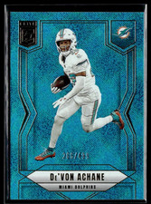 2025 Panini Donruss Elite Football Teal Matrix #44 De'Von Achane /499