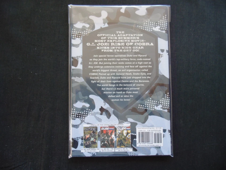 GI Joe  Official Movie Adaptation Rise of Cobra Softcover Graphic Novel  (B20) Foto 2 de 2