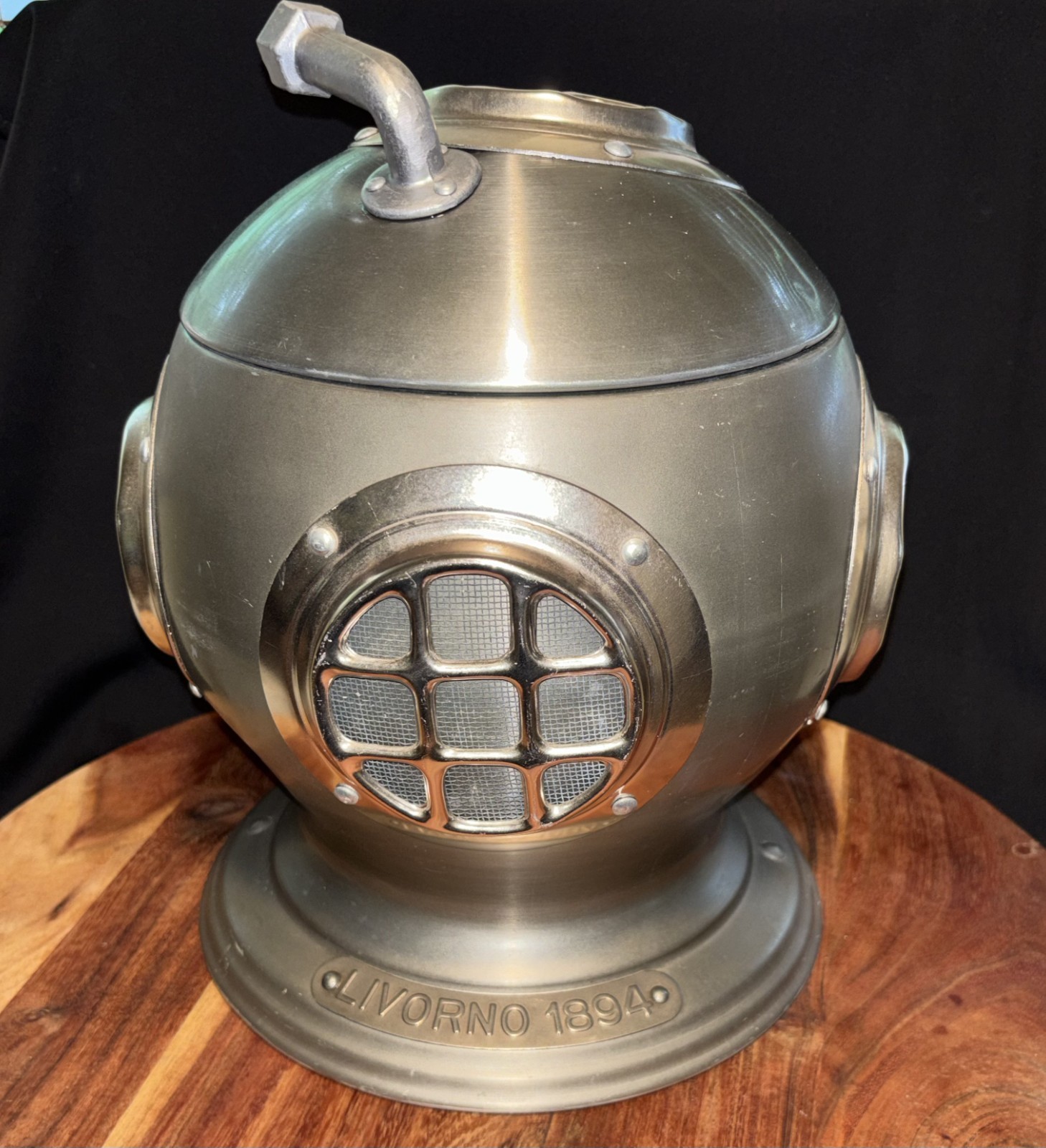 Vintage Livorno Scuba Helmet Ice Bucket Circa 1970 4726-80-1