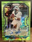 2020 Panini Prizm - Rookie Jalen Hurts #343 Neon Green Pulsar Prizm AUTO RC