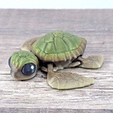Juguete Flexi Inquieto Articulado 3D Tortugas Marinas - Mascota de Escritorio Coleccionable
