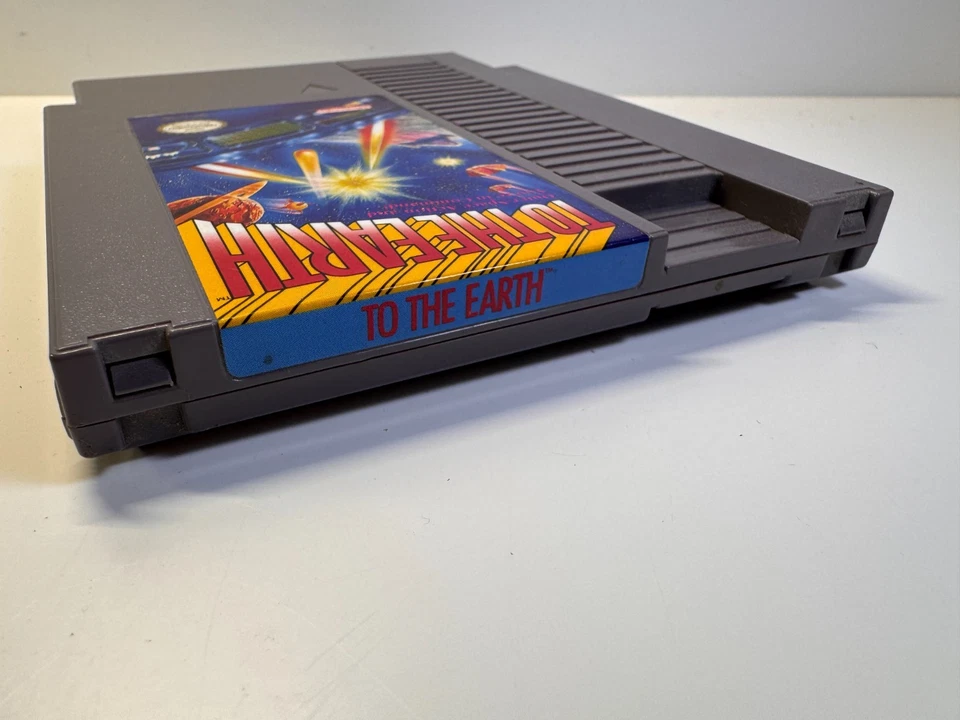 To the Earth (Nintendo NES, 1990) Authentic. Tested. GREAT LABELS!! - Image 4 of 4