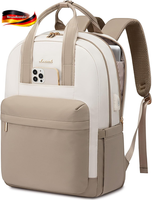 Lovevook Rucksack Damen, 15,6 Zoll Laptop Schulrucksack MäDchen Mit Laptopfach,