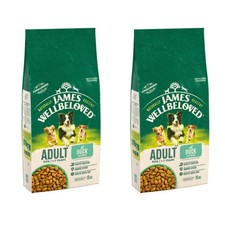 2 x 15kg James Wellbeloved Senior Duck & Rice Hypoallergenic Dog Food 4.33 per kilo