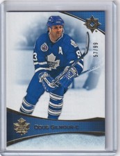 Doug Gilmour Upper Deck 2022-23 Ultimate Collection #87 - Color Match Blue /99